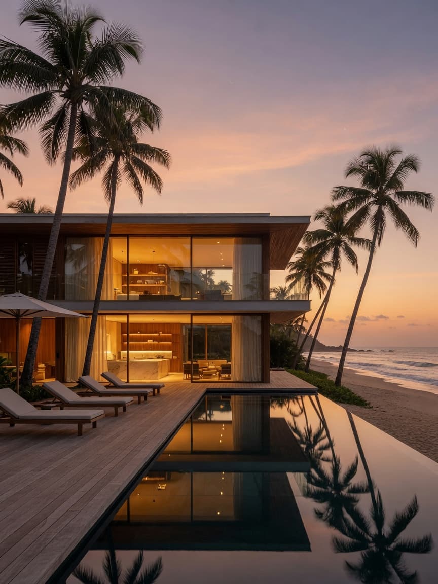 Exemplo de site imobiliário gerado pela plataforma, com busca e vitrine de imóveis